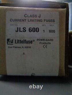 New Littelfuse JLS 600 600 Amp Fuse Class J Bussmann JKS 600 600 Volts NIB
