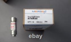 New Lot Ferraz Shawmut ATMR20 Amp Fuses KTK-R-20 600 Volt NIB