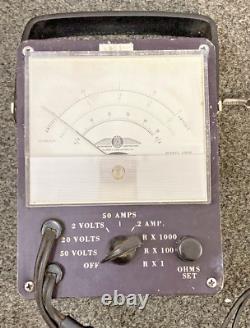 New Merc-o-tronic Model 6800 Volt-amp-ohmmeter Incomplete Kit