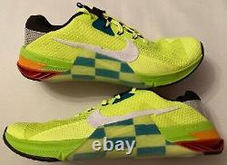 New Nike Metcon 7 Amp Volt/multicolor Trainers/sneakers Dh3382-703 Mens Size 12