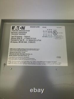 New Surplus Eaton DCG3061URM 30 amp 600 volt 3R Photovoltaic Disconnect Switch