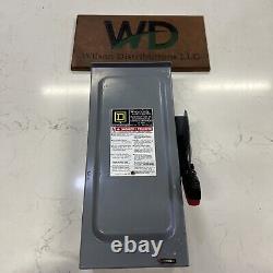 New Surplus Square D HU361RB 30 amp 600 volt NON Fused 3R Outdoor Disconnect NOS