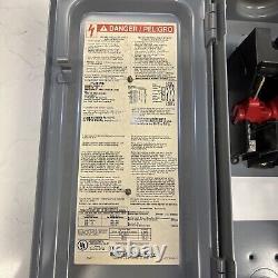 New Surplus Square D HU361RB 30 amp 600 volt NON Fused 3R Outdoor Disconnect NOS