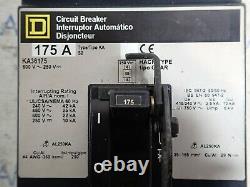 New Take Out SQUARE D KA36175 3 pole 175 amp 600 volt Gray Label I line Breaker