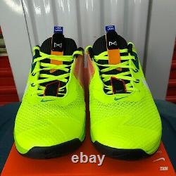 Nike Metcon 7 AMP Men's Size 10.5 Volt/White-Black-Bright Spruce DH3382 703 NEW