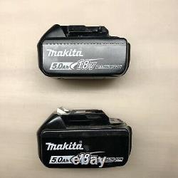 Original Makita 18 volt Lithium Batteries 2 pk 5.0 amp New BL1850B-2 2 DAY SHIP