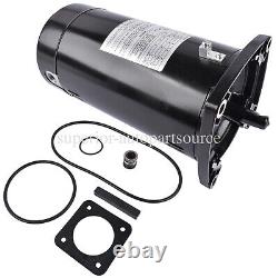 Pool Pump Motor USQ1102 1HP 3450RPM 48Y Frame Capacitor Start Square Flange