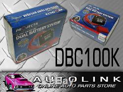 Projecta Dbc100k 12v 100amp Electronic Dual Battery Isolator System Kit 12 Volt