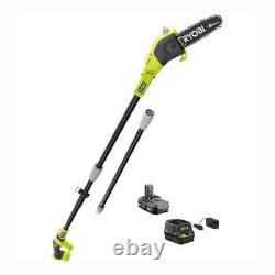 RYOBI Cordless Pole Saw 1.3-Amp 18-Volt 8-Inch Battery Charger