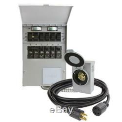 Reliance 3006HDK 6-Circuit Transfer Switch Kit 30-Amp 220/250 Volt 8,000-Watt