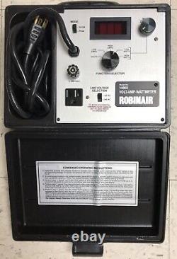 Robinair #14865 Volt-Amp-Wattmeter
