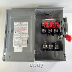 SIEMENS HF362R Heavy Duty Safety Switch 60 Amps 600 Volts