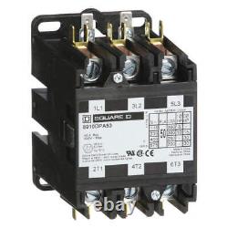 SQUARE D 8910DPA53V14 DefPurposeMagContactor, 24VAC, 3P, 50A 5B100