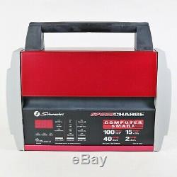 Schumacher Speed Charge Smart Automatic Battery Charger 2/15/40/100amp 6/12volt