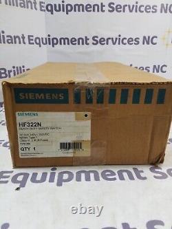 Siemens HF322N 3 pole 60 Amp 240 volt Nema Size 1 Heavy Duty Safety Switch