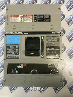 Siemens LXD63B600, 600 Amp, 600 Volt, 3 Pole, Circuit Breaker-NEW-B-CHIPPED