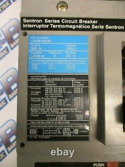 Siemens LXD63B600, 600 Amp, 600 Volt, 3 Pole, Circuit Breaker-NEW-B-CHIPPED