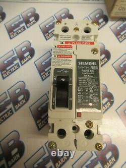 Siemens NEB2B040B, 40 Amp, 480 Volt, 2 Pole, 35K, Circuit Breaker- NEW-B