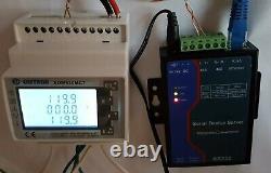 Smart energy meter KWH Volts Amps / Power full analyzer Modbus Without CTs
