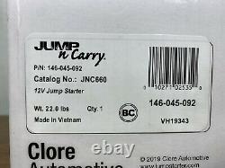 Solar Jump-N-Carry JNC 660 1700 Peak Amp 12 Volt Jump Starter Clore Automotive