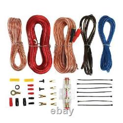 Soundstorm 8 Gauge Amp Wiring Kit (2 Pack) & 20 Volt Power Capacitor (2 Pack)