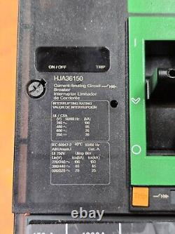 Square D 150 Amp Powerpact I-line Circuit Breaker 3 Pole 600vac Hja36150 Likenew