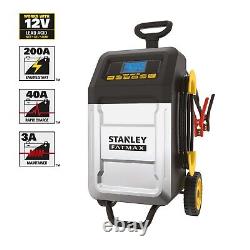 Stanley FatMax 200 Amp Rolling Battery Charger, New