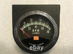 Stewart Warner 8000 rpm Green Line Tachometer Gauge! 2 5/8