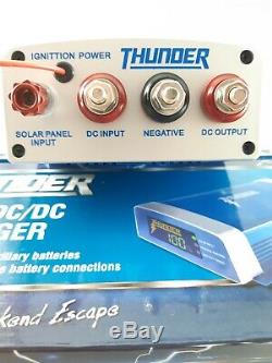 THUNDER 12 VOLT DCDC 40 Amp BATTERY CHARGER / ISOLATOR with MPPT SOLAR INPUT