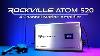 The New Rockville Atom S20 Marine Bluetooth 4 Channel Amplifier With A Volt Meter And Pa Microphone