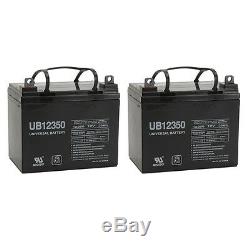 UPG 2 Pack 35AH 12VOLT DEEP-CYCLE SEALED LEAD ACID RECHARGEABLE BATTERY 35AMP