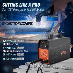 VEVOR Non-Touch Pilot Arc Air Plasma Cutter 50AHF AC110/220V 1/2 Clean Cut