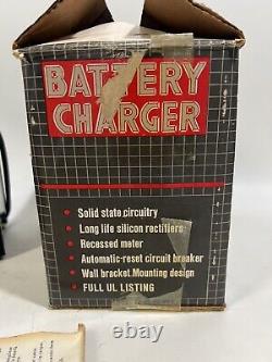VINTAGE RARE NEW Atec BC-91182 Battery Charger 12 Volt 6 AMP - MADE IN USA