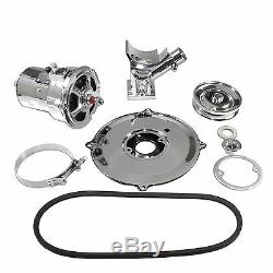 VW Chrome Alternator Conversion Kit 12 Volts 60 Amp Complete (Early Bug /Ghia.)