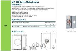 Value Priced New 320/400 Amp Meter Base/Socket Non UL Single Phase Ringless