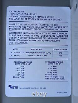 Value Priced New 320/400 Amp Meter Base/Socket Non UL Single Phase Ringless