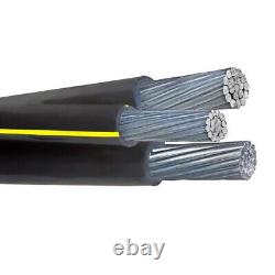 Vassar 4-4-4 Triplex Aluminum URD Direct Burial Cable (90 Amp) 600V