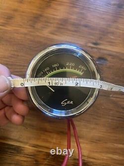 Vintage SUN Green Line 2 5/8 Water Temp Gauge, Awesome Condition