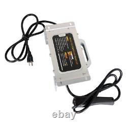 Waterproof 48Volt 15AMP 3-Pin Plug Battery Charger For EZGO RXV&TXT Golf Carts