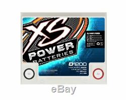 XS Power D1200 12 Volt AGM 2600 Amp Sealed Car Audio Battery/Power Cell+Terminal