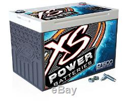 XS Power D1600 16 Volt AGM 2400 Amp Sealed Car Audio Battery/Power Cell+Terminal
