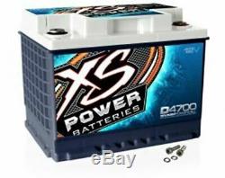 XS Power D4700 12 Volt AGM 2900 Amp Sealed Car Audio Battery/Power Cell+Terminal