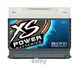 XS Power D4700 12 Volt AGM 2900 Amp Sealed Car Audio Battery/Power Cell+Terminal