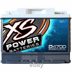 XS Power D4700 D-Series AGM Battery 12-Volt CA 745 Ah 50 2000W / 3000W Max Amp