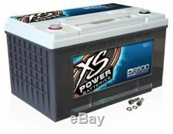 XS Power D6500 12 Volt AGM 3900 Amp Sealed Car Audio Battery/Power Cell+Terminal
