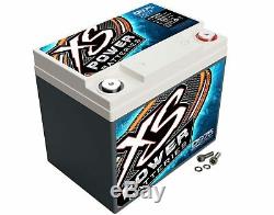 XS Power D975 12 Volt AGM 2100 Amp Sealed Car Audio Battery/Power Cell+Terminals