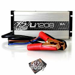 XS Power Li1208 12 Volt 8 AMP Lithium Ion Car Audio Battery Charger
