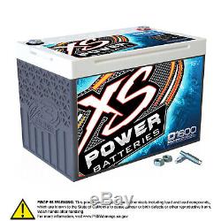 Xs Power D1600 16 Volt AGM Battery, Max Amps 2,400a Ca 675a, 48.18lbs Group 34