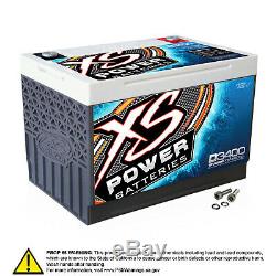 Xs Power D3400 12 Volt AGM Battery Max Amps 3300a Ca 1000 Ah 65 BCI Group 34
