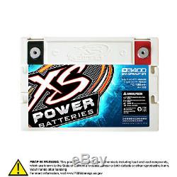 Xs Power D3400 12 Volt AGM Battery Max Amps 3300a Ca 1000 Ah 65 BCI Group 34
